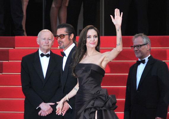 Angelina Jolie and Brad Pitt, Eva Longoria, Sharon Stone attending Cannes Film Festival. Adriana Karembeu during a photoshoot for De Grisogono jewellery brand. - © Fred Bahurlet