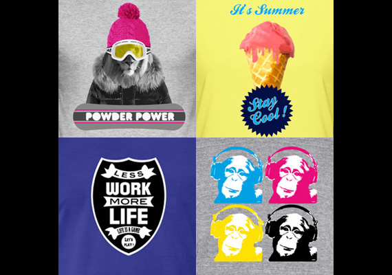 T-shirts designs by WAM - + 1200 designs